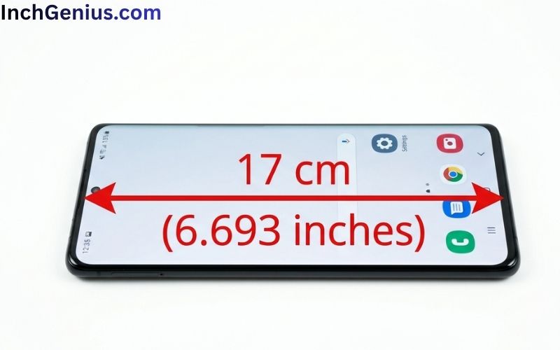 How Long is 17cm BIg?