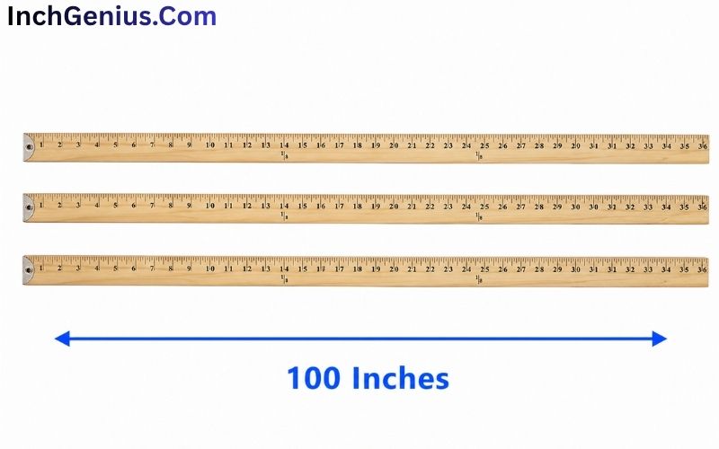 How Long is 100 Inches?