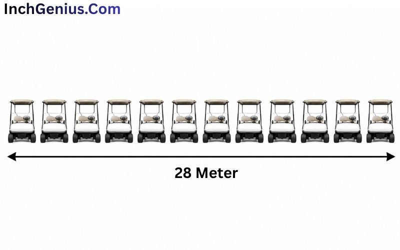 How Long is 28 Meter?