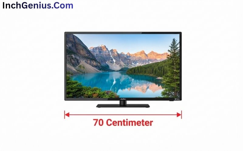 How Big is 70 CM?