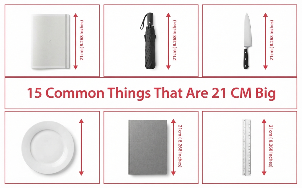 How Big is 21 CM?
